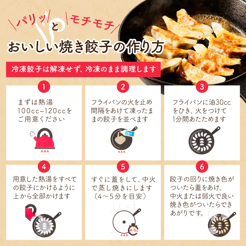 本店鉄なべ　冷凍ぎょうざ48個入り＋冷凍しそぎょうざ48個入り【040-0005】