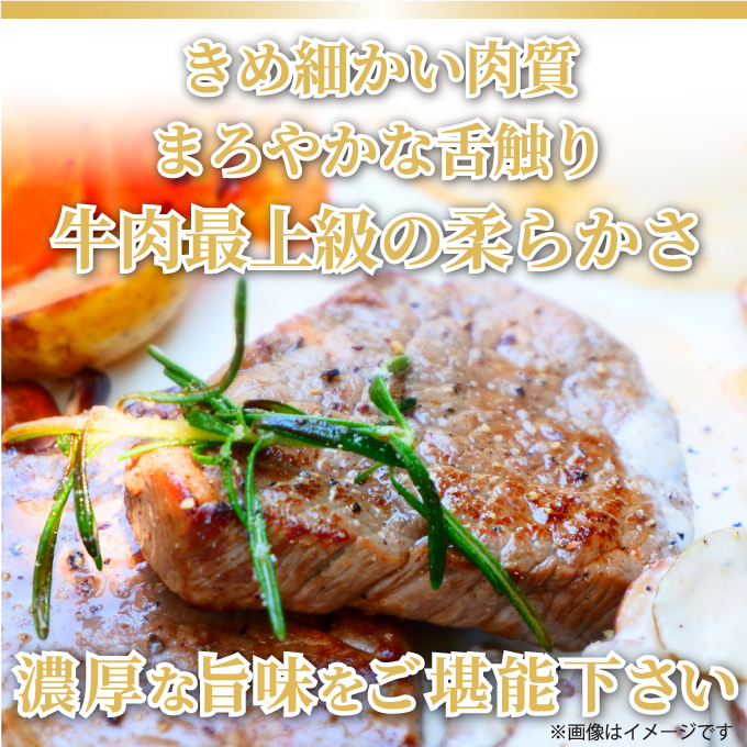 【A4～A5】博多和牛ヒレステーキ450g（150g×3枚）【014-0047】