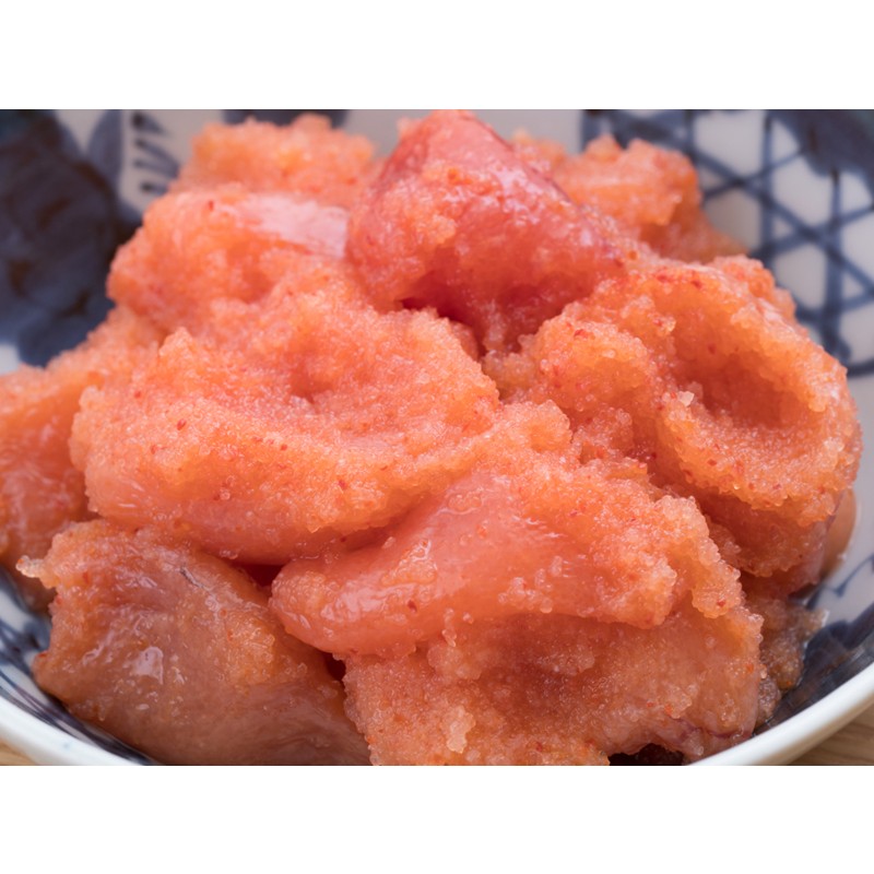 大満足！訳あり！無着色辛子明太子並切1kg(500g×2p）【014-0058】