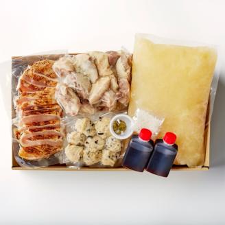 平飼い鶏の濃厚白濁スープ 博多水炊き[4～5人前]【066-0003】