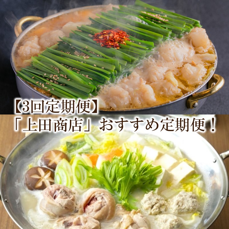 【3回定期便】「上田商店」おすすめ定期便！【034-0065】