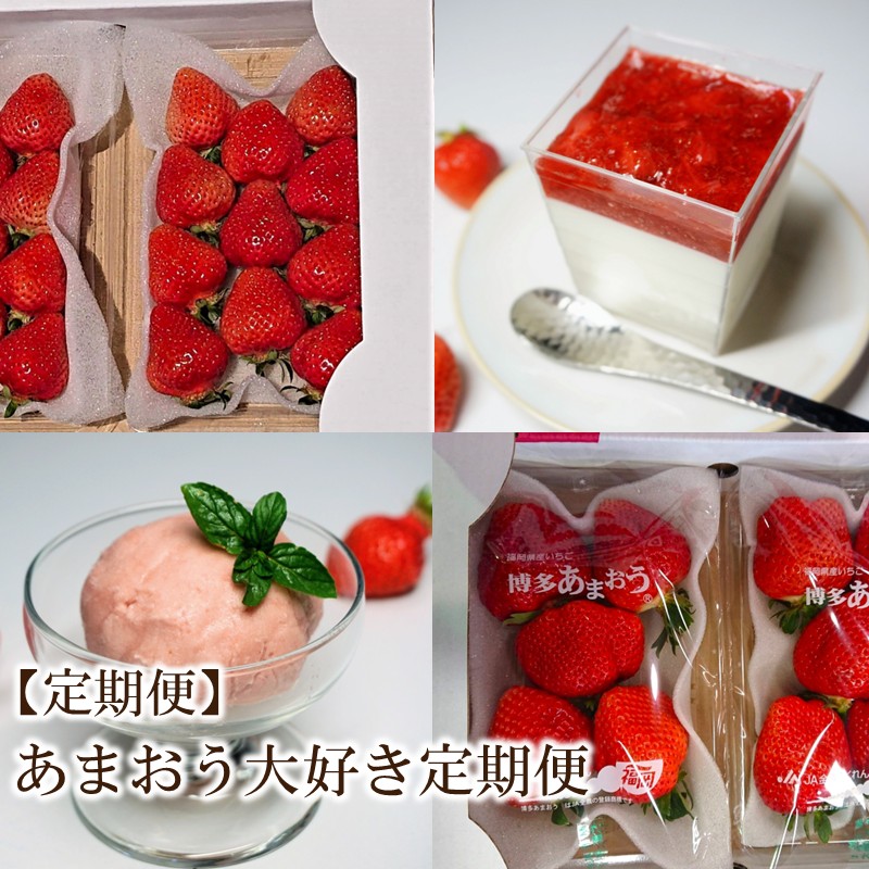 【2026年先行予約】【4回定期便】あまおう大好き定期便【044-0067】