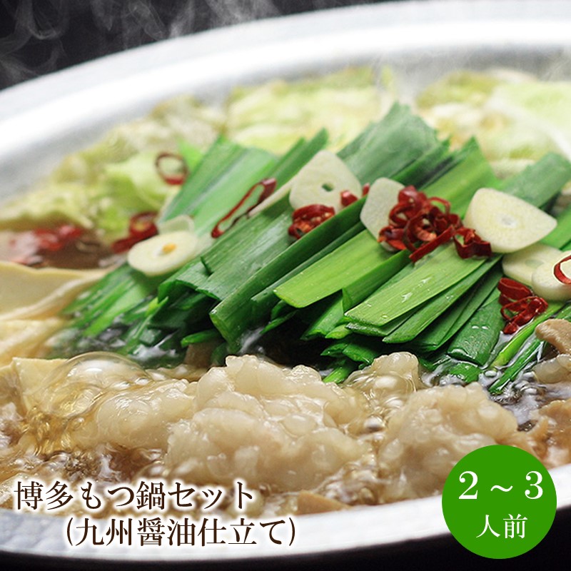 博多もつ鍋セット(九州味噌仕立て)2～3人前【059-0070】