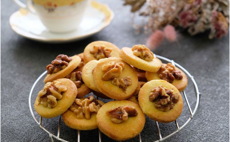 【低糖質】手作り くるみバタークッキー