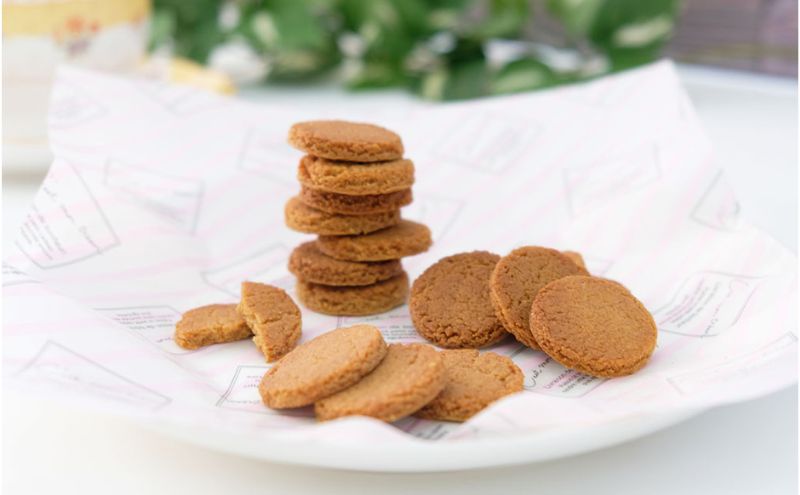 【低糖質】手作り 一口きなこバタークッキー