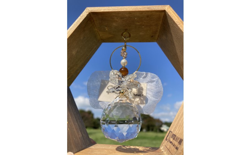 インテリア HAPPY BOX ～運気を引き寄せる4つのアイテム～ ガジュマル・木製プランター・サンキャッチャー・ドリームキャッチャー 雑貨