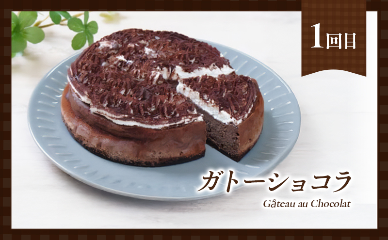 定期便 4回 手作り 低糖質ショコラ 4ヶ月コース