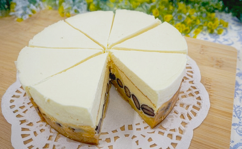 【低糖質】手作り黒豆ダブルチーズケーキ ケーキ チーズ スイーツ デザート お菓子 菓子 黒豆 大豆