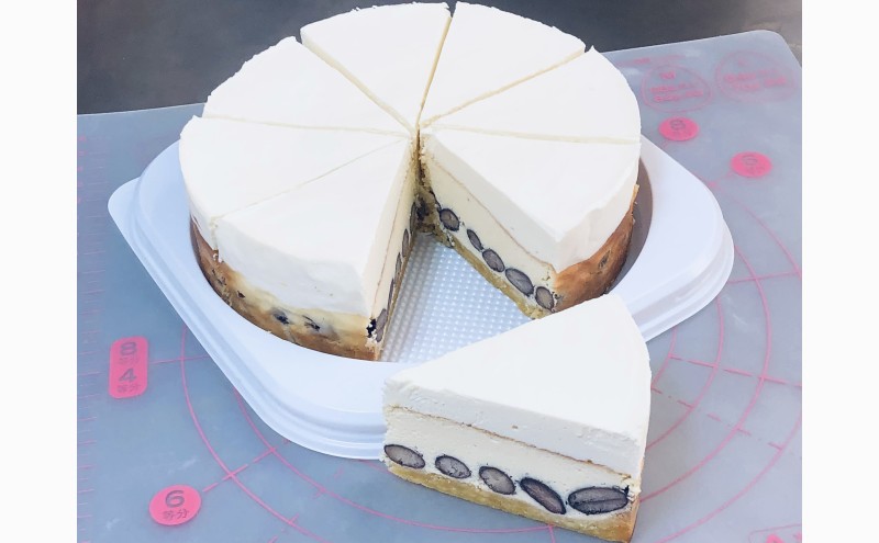 【低糖質】手作り黒豆ダブルチーズケーキ ケーキ チーズ スイーツ デザート お菓子 菓子 黒豆 大豆