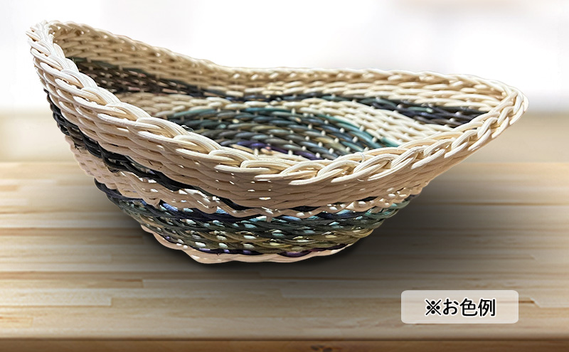 アボガド型のかご 雑貨 かご 手編み