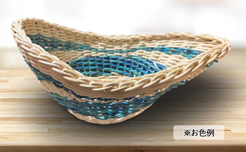 アボガド型のかご 雑貨 かご 手編み
