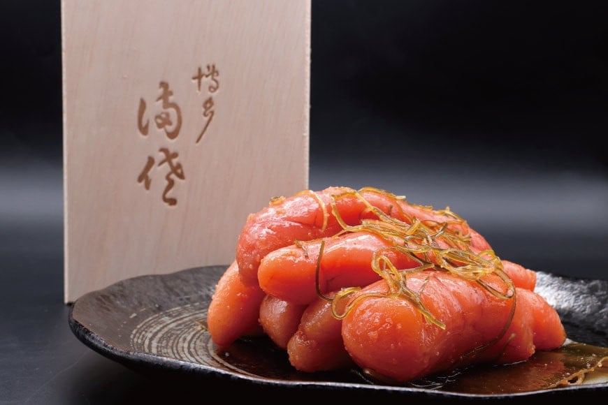 【贈答にも◎】辛子めんたい昆布漬 400g《木箱入り》＜博多料亭 満佐＞【福岡県筑紫野市】