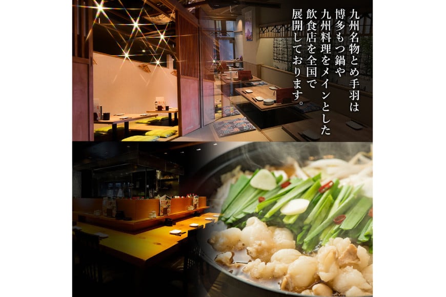 もつ鍋 【九州名物とめ手羽】 博多もつ鍋 セット 2~3人前 九州しょうゆ味 モツ鍋 国産牛 / フェリックス / 福岡県 筑紫野市 [21760273]