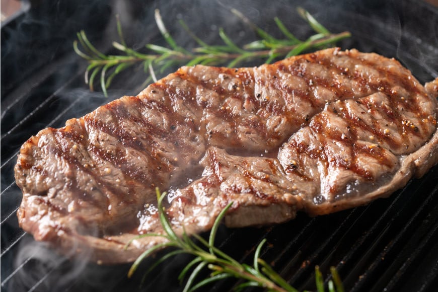 【厳選希少部位】【A4～A5】博多和牛 ミスジステーキ 約500g（100g×5p） [MEAT PLUS 福岡県 筑紫野市 21761020]