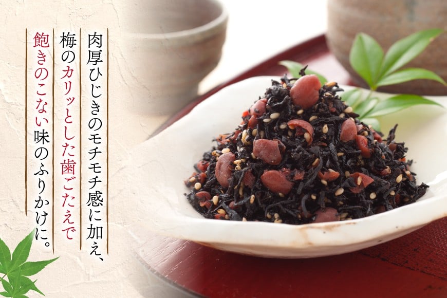 秘密のケンミンSHOW極で紹介！梅の実ひじき 150g 2個 セット 計300g [十二堂 福岡県 筑紫野市 21761070] ご飯のお供 ごはんのお供 ふりかけ 梅 えとや ひじき