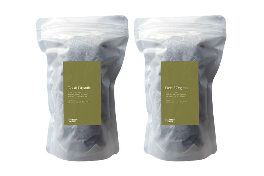 コールドブリュー コーヒー デカフェ 30g×6p×2袋 [エレファントコーヒー 福岡県 筑紫野市 21761127] スペシャルティ オーガニック 珈琲 自家焙煎 アイスコーヒー カフェインレス シングルオリジン