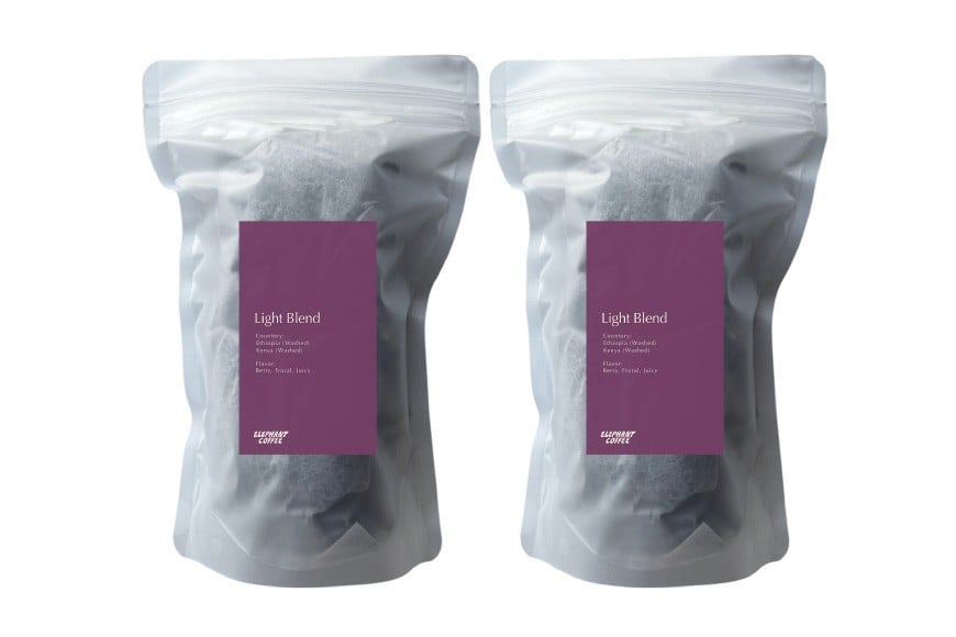 コールドブリュー コーヒー ライトブレンド 30g×6p×2袋 [エレファントコーヒー 福岡県 筑紫野市 21761131] スペシャルティ 珈琲 自家焙煎 アイスコーヒー オリジナル ブレンド