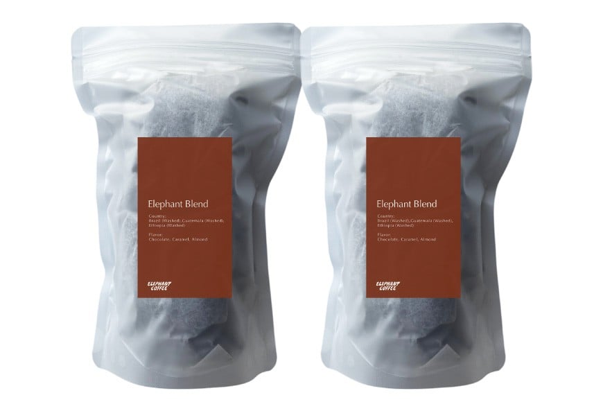 コールドブリュー コーヒー エレファントブレンド 30g×6p×2袋 [エレファントコーヒー 福岡県 筑紫野市 21761139] スペシャルティ 珈琲 自家焙煎 アイスコーヒー オリジナル ブレンド