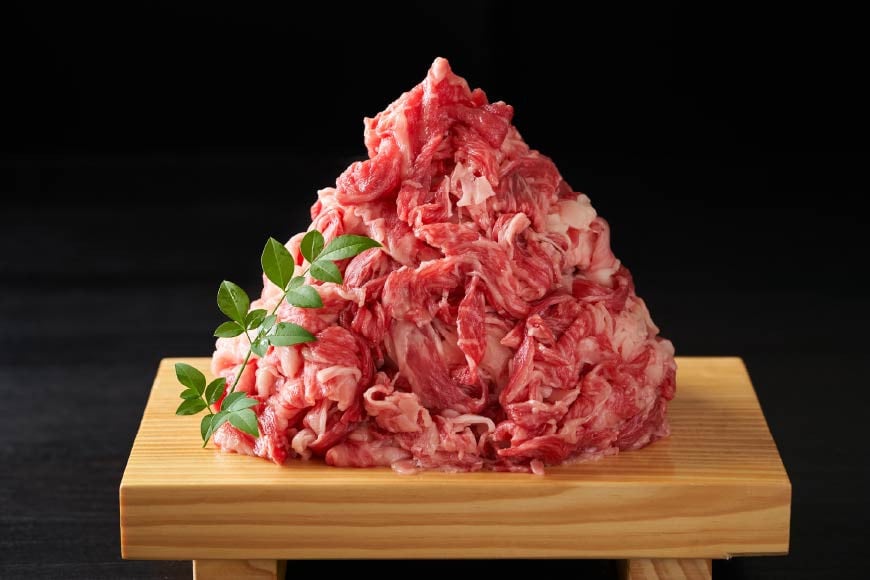 博多和牛 A4以上 切り落とし 500g 化粧箱 黒毛和牛 牛肉 / MEAT PLUS / 福岡県 筑紫野市 [21760367] 牛肉 和牛 黒毛和牛 冷凍
