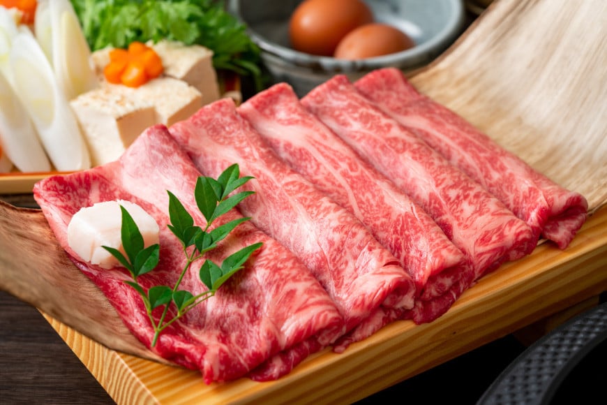 牛肉 【A4～A5】 博多和牛 肩ロース 600g しゃぶすき焼き用 [MEAT PLUS 福岡県 筑紫野市 21761018]