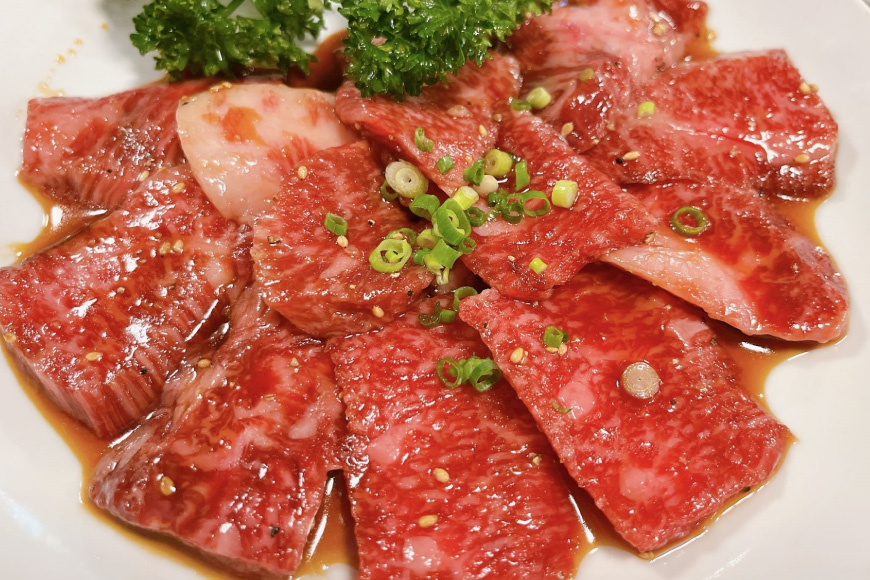 牛肉 6回 定期便 味付き A4ランク以上 博多和牛 焼肉用 タレ漬 550g 2個 【2か月に1回お届け】 総計6.6kg [木村食品 福岡県 筑紫野市 21761217] 焼肉 味付き肉 小分け 冷凍