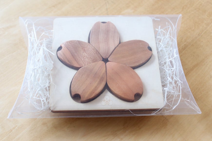 厄除桜 桜の箸置き 5個セット / トポスデザイン / 福岡県 筑紫野市