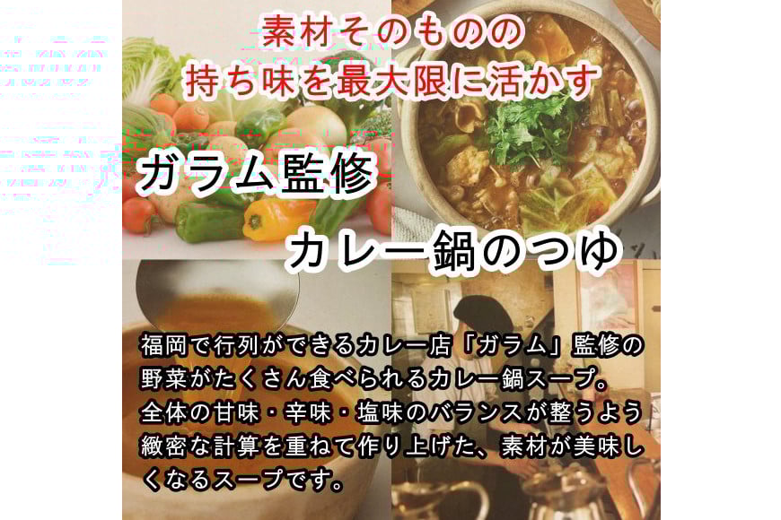 カレー鍋のつゆ 4人前 500g×2 うどん 100g×4 スパイス付 [キヨトク 福岡県 筑紫野市 21760718] カレー 鍋 鍋の素 出汁 スープ 本格カレー