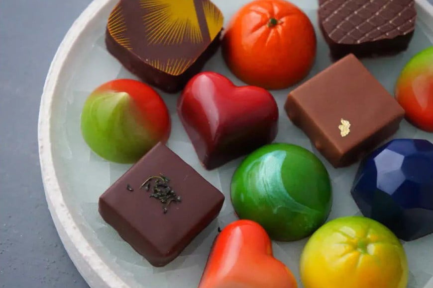 チョコレート専門店「atelierg.cacao」 トリュフ 詰め合わせ 5個 [アトリエグラム・カカオ 福岡県 筑紫野市 21760889] チョコレート チョコ お菓子 冷蔵 おしゃれ お土産