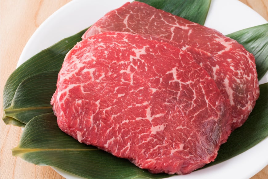牛肉 【A4～A5】 博多和牛 モモステーキ 約500g （100g×5P） [MEAT PLUS 福岡県 筑紫野市 21761009] 肉 和牛 牛 博多 ステーキ a5 A5