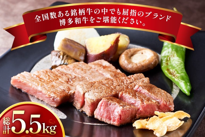 牛肉 博多和牛 全6回 お肉の定期便 [Esprit 福岡県 筑紫野市 21761229] ハンバーグ ヒレ ステーキ ロース 薄切り うす切り サーロイン 焼き肉 焼肉 焼肉用