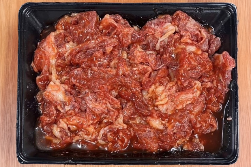 牛肉 6回 定期便 味付き A4ランク以上 博多和牛 焼肉用 タレ漬 550g 2個 【2か月に1回お届け】 総計6.6kg [木村食品 福岡県 筑紫野市 21761217] 焼肉 味付き肉 小分け 冷凍