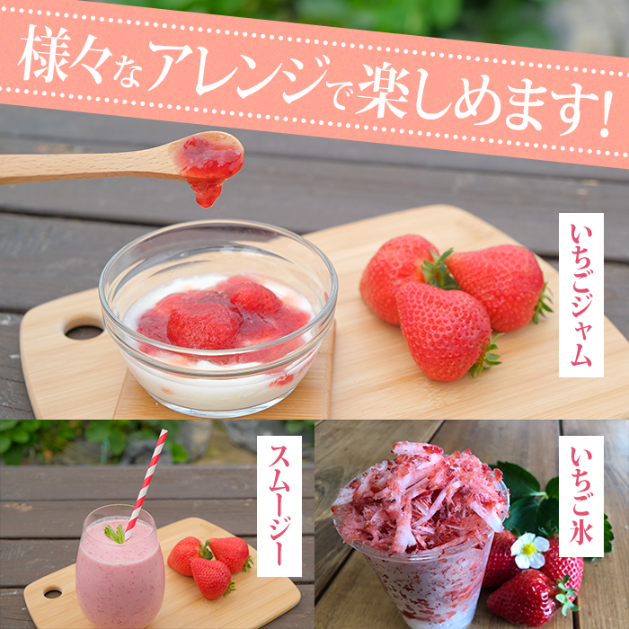 ＜先行予約受付中！2026年2月より順次発送＞ 冷凍あまおう (計1kg) いちご イチゴ 苺 あまおう 冷凍いちご 冷凍イチゴ 国産 福岡県 果物 フルーツ アイス ジャム 冷凍フルーツ ＜離島配送不可＞【ksg1785】【うるう農園】