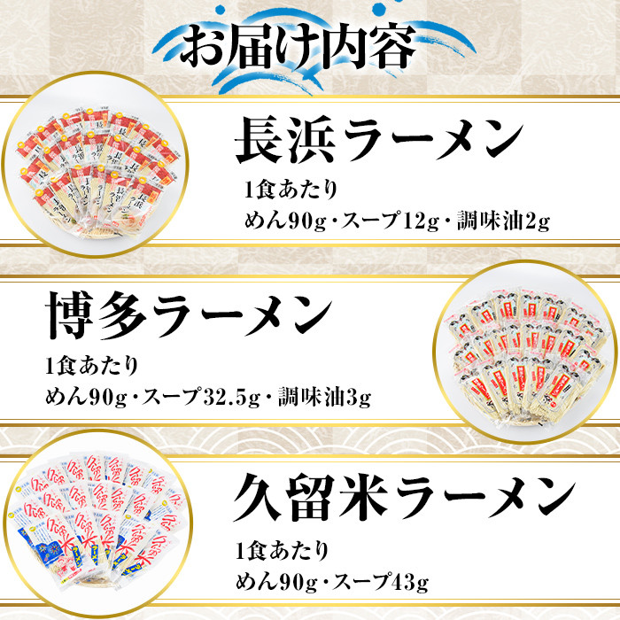 【ksg1379】＜定期便・全6回(連続)＞豚骨ラーメン食べ比べ(総量120食・20食×3回) ＜離島配送不可＞【マル五】