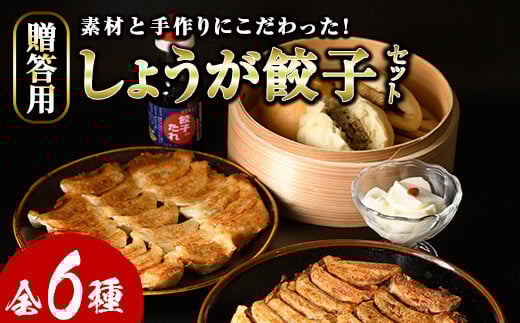 しょうが餃子詰合せ贈答用セット(餃子50個・生姜餃子30個・肉まん3個・杏仁豆腐)ぎょうざ ギョウザ 冷凍 豚まん 中華まん 手作り タレ付き 惣菜 おつまみ 贈答 ギフト プレゼント＜離島配送不可＞【ksg0529】【餃子舗博多弦月】