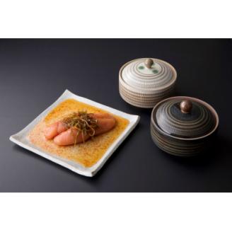 福ふく　だし仕込み壺漬け明太子(150g)小石原焼の壺入り【配送不可地域：離島】