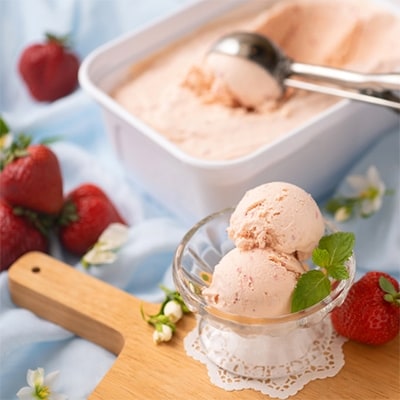 【2026年4月以降順次発送】こだわり!福岡産あまおうジェラート 1000ml(大野城市)【配送不可地域：離島】