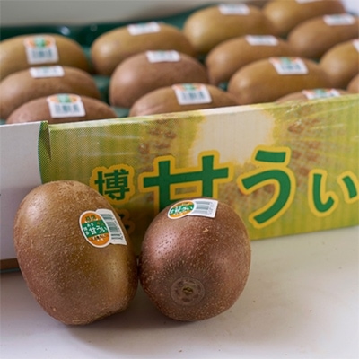 福岡限定!ブランドキウイ「甘うぃ(あまうぃ)」約3kg箱(24-30玉)(大野城市)【配送不可地域：離島】