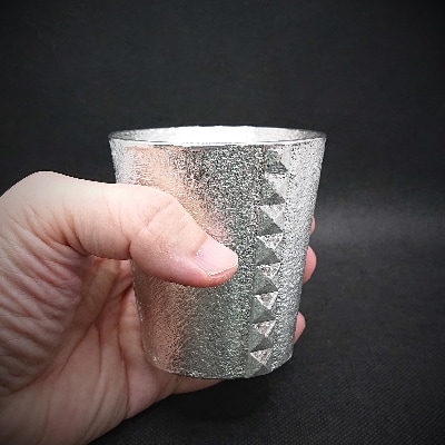 【RR】RAM GLASS　錫　(はかた錫スタジオ)　錫酒器