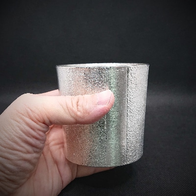 【RR】BB　ROCKGLASS　錫　(はかた錫スタジオ)　錫酒器