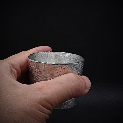 【RR】IMP Demitasse cup(キャンプ用デミタスカップ)　(はかた錫スタジオ)　錫酒器