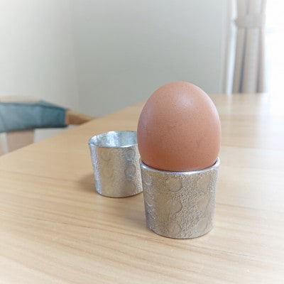 【RR】SCoF EGG CUP SET[2個セット] 錫 (はかた錫スタジオ) 錫酒器