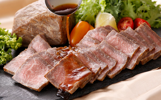 九州産　黒毛和牛のローストビーフ400g　特製ソース付き【配送不可地域：離島】