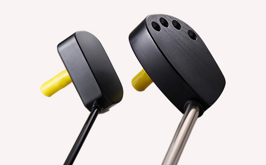 ゴルフ練習器具『リバイバー』と『リバイバープラス』素振り棒2点セット(左利き用)