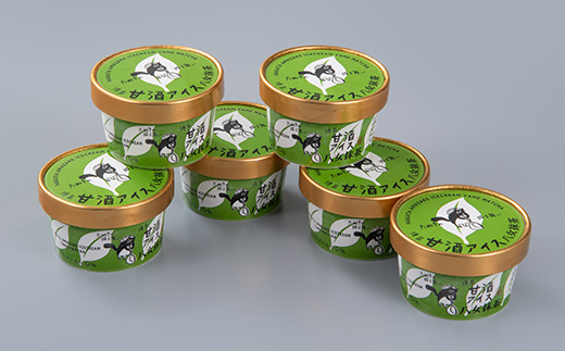 博多甘酒アイスたぬきの振る舞い　抹茶　85ml×6個【配送不可地域：離島】