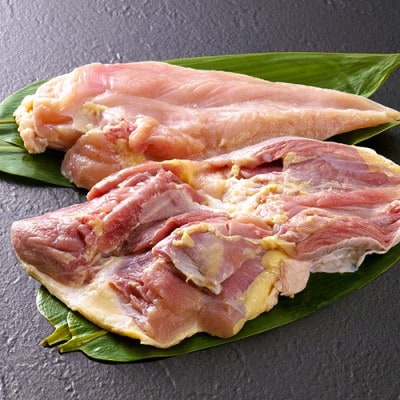 【毎月定期便】はかた地どりモモムネセット2kg(1kg×2p)全3回【配送不可地域：離島】