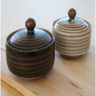 福ふく　だし仕込み壺漬け明太子(150g×2)小石原焼の壺入り2個セット【配送不可地域：離島】