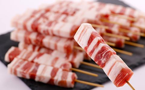 【ブランド豚】茶美豚バラ串　20本【配送不可地域：離島】