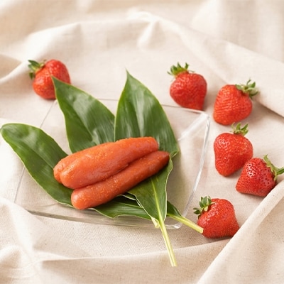 【11月下旬より順次発送】博多名物「あまおう」＆ふくや「味の明太子」(中)(大野城市)【配送不可地域：離島】