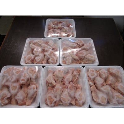 博多水炊き9人前　福岡県ブランド博多一番どり2.7kg(450g×6P)手羽元使用  作り方説明書付【配送不可地域：離島】