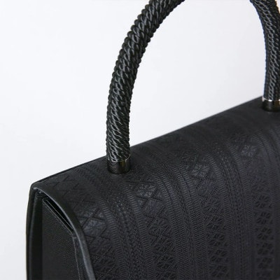 【博多織】和・洋に合う編み手の献上柄織フォーマルバッグ